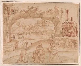 Carpaccio - Virgen con el Niño y santos en un paisaje, ca. 1500-1510