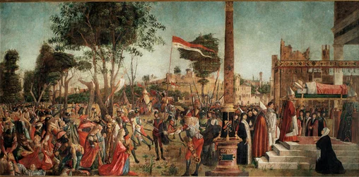 Ciclo de la vida de Santa Úrsula: el Martirio de los Peregrinos y el Funeral de Santa Úrsula