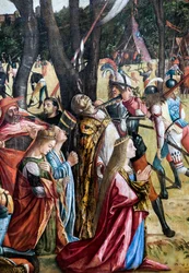 Martirio de los peregrinos y funerales de Santa Úrsula