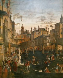 Milagro de la reliquia de la Santa Cruz en el Campo San Lio, Venecia (pintura)