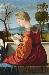 La Virgen Leyendo