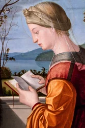 La Virgen leyendo, hacia 1505-1510 (óleo sobre madera)