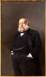 Fontanellato, Labirinto della Masone, Colección de Arte Franco Maria Ricci: "Retrato del editor Emilio Treves".