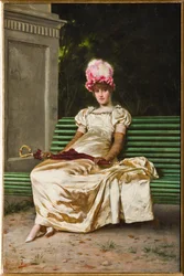 La espera (óleo sobre lienzo)