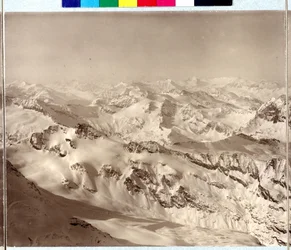Panorama de los Alpes