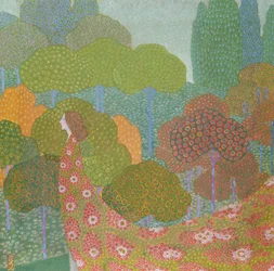 Primavera, c.1911 (témpera y oro sobre lino)