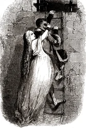 La huida de Milady de Winter