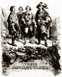 Portada de "Los tres mosqueteros"