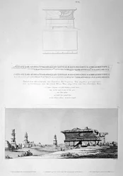 Apollinopolis Magna Templo de Edfu, Egipto, 1802