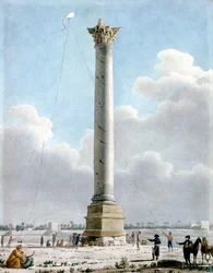 Columna de Pompeyo, Alejandría 1798, 1798