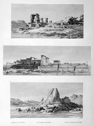 Templos en Ruinas en Philae, Egipto