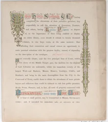 Tarjeta Comercial para Messrs. Henry Southgate & Co., Libreros