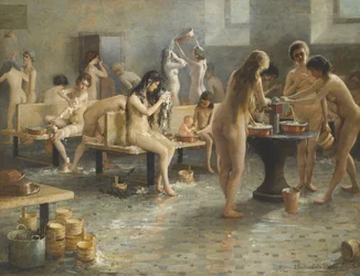 La casa de baños