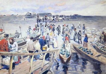 Transportando las sandías