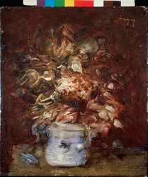 Bouquet de fleurs (Ramo de flores), c.1940 (óleo sobre tabla)