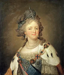 Retrato de la emperatriz María Fyodorovna (1759-1828)