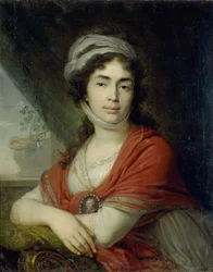 Retrato de María Marfa Dmitrievna Dunina, de soltera Norova, 1799