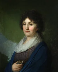 Retrato de Yekaterina Nikolayevna Davydova