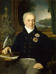 Retrato del Secretario de Estado Dmitri Prokofievich Troshchinsky 1754-1829, 1819