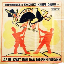 Póster de propaganda comunista