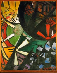 Ruleta (pintura sobre lienzo)