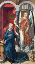 Anunciación, de Vrancke van der Stockt (antes de 1420 - alrededor de 1495)