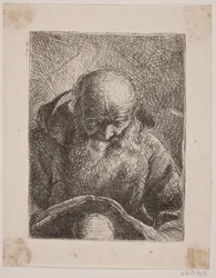 Hombre viejo leyendo