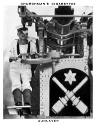 Apuntador de artillería, 1937.