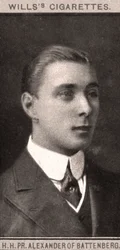 H.H, PR. Alejandro de Battenberg, 1908