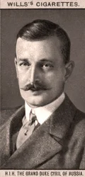 S.A.I. El Gran Duque Cirilo de Rusia, 1908.