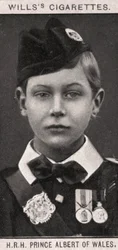 S.A.R. el Príncipe Alberto de Gales, 1908