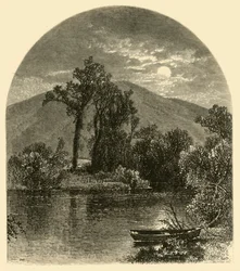 Río Hoosac, North Adams, 1874