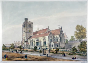 Iglesia de Santa María en Lambeth, Londres, 1851