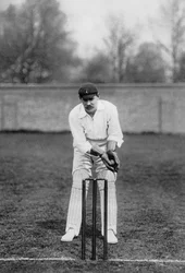 Bill Storer, jugador de críquet de Derbyshire e Inglaterra, c1899
