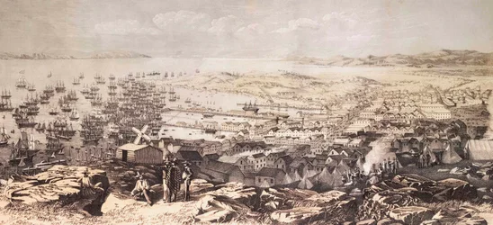 San Francisco en 1851. (imprimir)