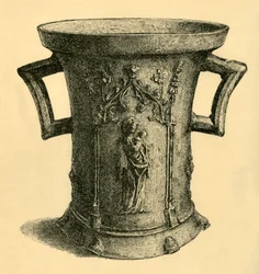 Mortero, siglo XIV, 1881