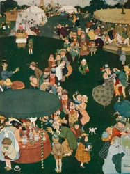El día de la feria, siglo XIX, 1925