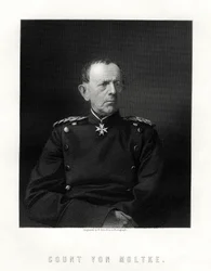 Conde von Moltke, 1800-1891, famoso mariscal de campo alemán, siglo XIX