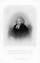 George Campbell, filósofo de la Ilustración escocesa, 1870
