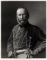 Giuseppe Garibaldi, patriota italiano, siglo XIX