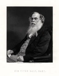Sir Titus Salt, fabricante y benefactor británico, siglo XIX