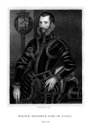Walter Devereux, primer conde de Essex, noble inglés, 1824