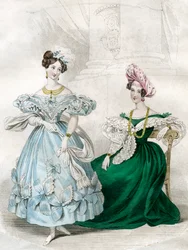 Moda femenina, c1830s