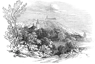 Palacio de Molsdorf - del dibujo de Su Alteza Real el Príncipe Alberto