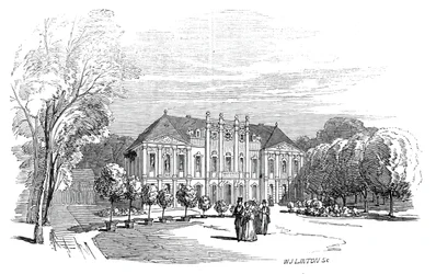Palacio de Tenneburg - del dibujo de Su Alteza Real el Príncipe Alberto, 1845