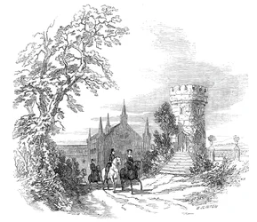 Rosenau - del dibujo de Su Alteza Real el Príncipe Alberto