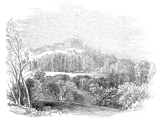 Palacio de Verano en Wurtemberg - del dibujo de Su Alteza Real el Príncipe Alberto