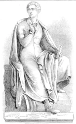 Estatua de Lord Byron de Thorwaldsen, 1845