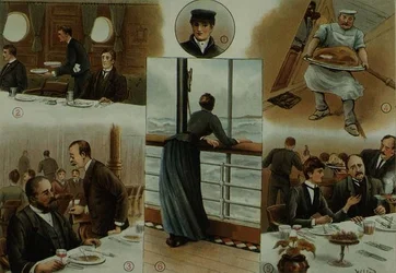 Canal Abajo, los efectos del mareo en algunos de los pasajeros, de 