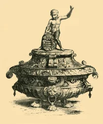Jarrón de bronce, siglo XVI, 1881